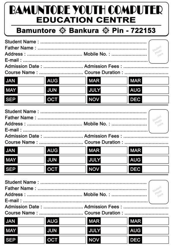 Computer Centre Student Fee Card Design PSD A4_0024 – PMC