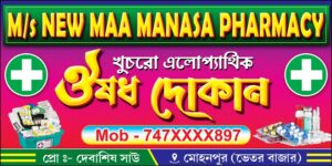 Medical Medicine Pahrmacy Shop Banner Design PSD 6x3 ft_0166 - PMC