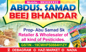 Fertilizer Seed Beej Bhandar Kitnashak Pesticide Firm Shop Visiting Card Design PSD 89x53 mm_0229 - PMC