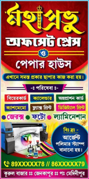 Cyber Cafe CSC Xerox Internet Studio Grahak Seba Tathyamitra Kenda Telecom Digital Print Flex Press Offset Service Shop Banner Design PSD 3x6 ft_0334 - PMC