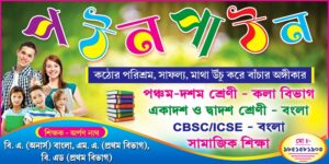 School Coatching Center Tution Bidyalaya Vorti Cholche Admission Visiting Card Design PSD 89x54 mm_0253 - PMC