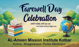 School Farewell Day Celebration Banner Design PSD 5x3 ft_2373 - PMC