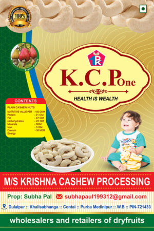 Cashew Packet Stiker Design PSD 6x9 Inch_2401 - PMC