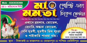 Broiler Meat Chicken Egg Shop Banner Design PSD 6x3 ft_0508 - PMC